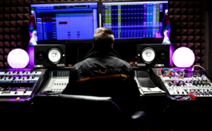 man in studio